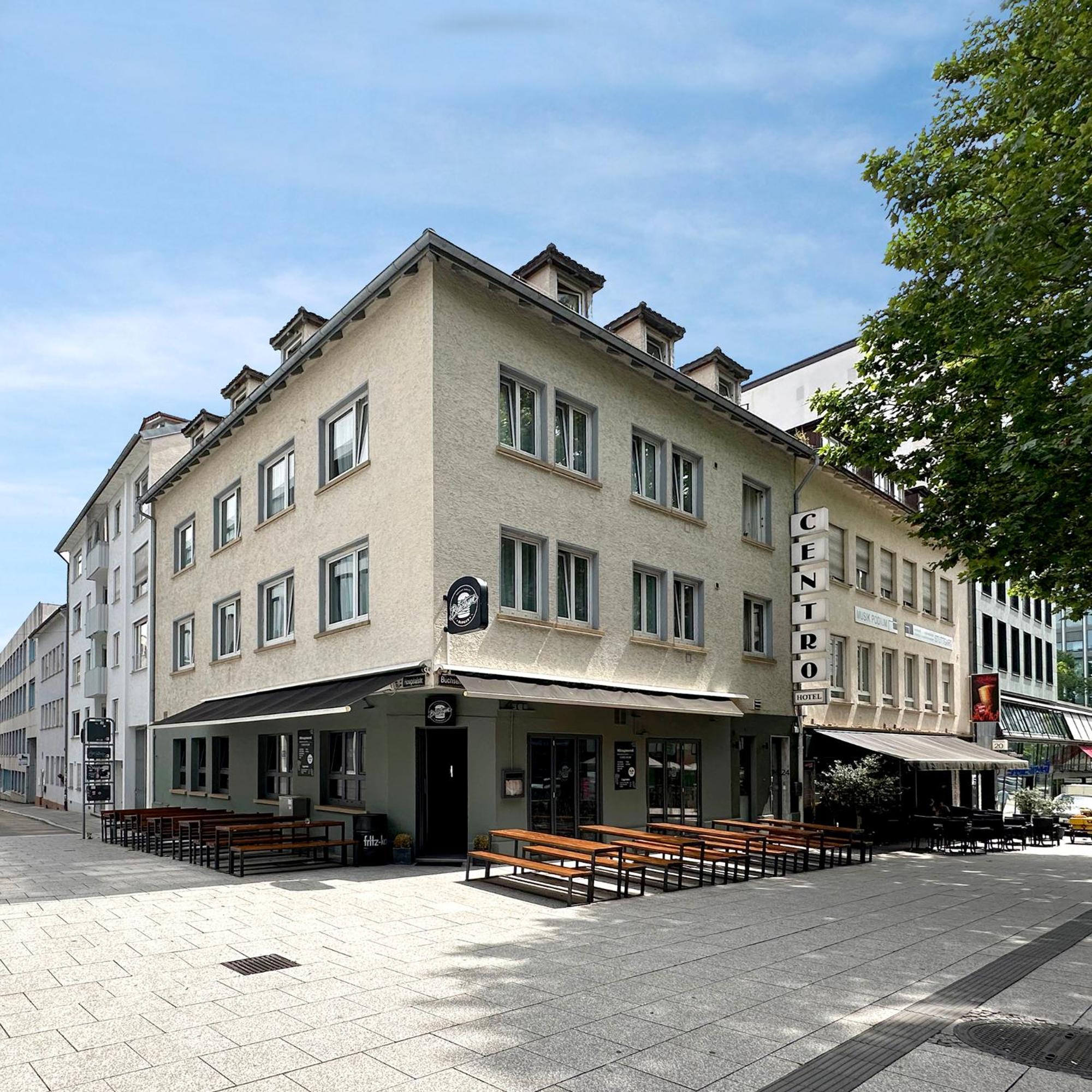 Benztown Hotel Gaestehaus Stuttgart Buitenkant foto